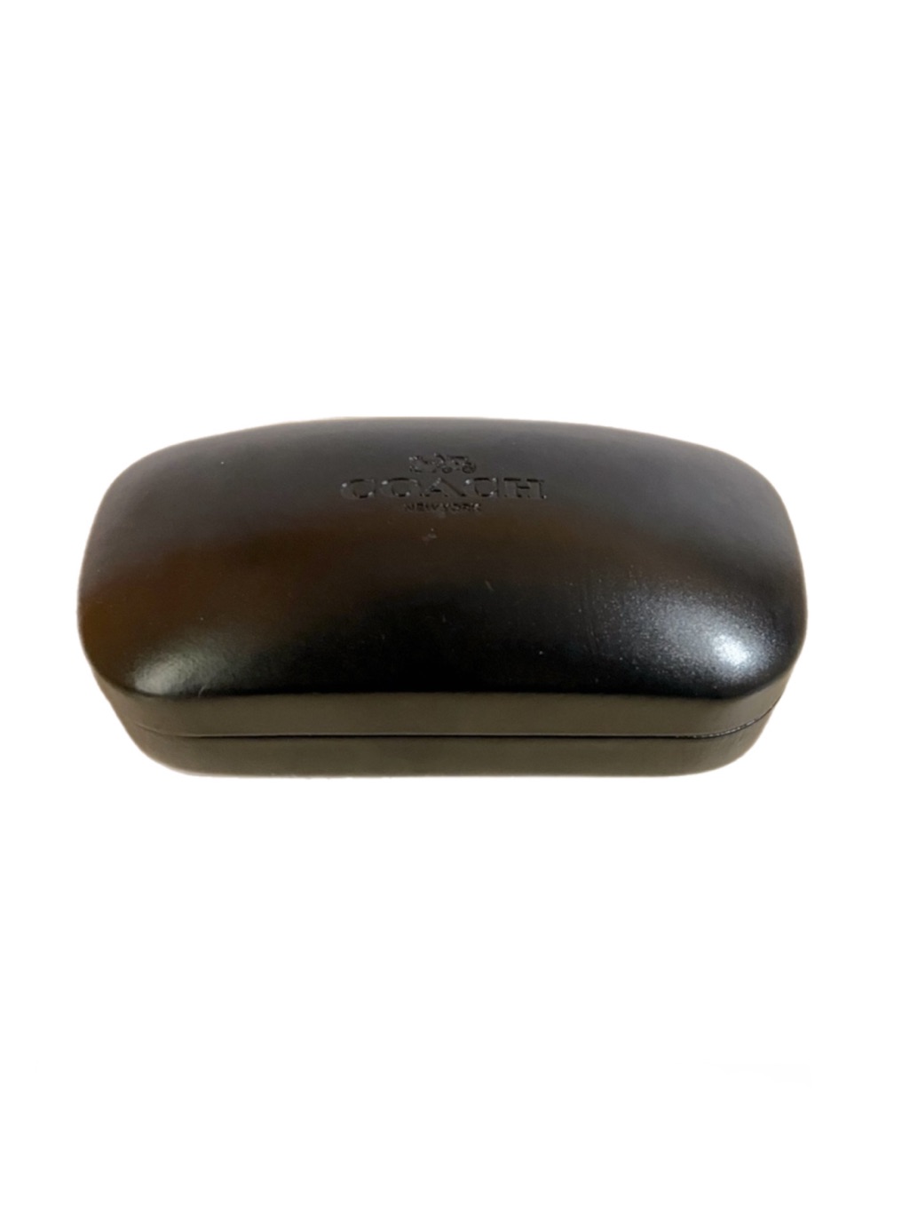 Coach Glasses Clam Shell Protective Eyeglass Sunglasses Hard Box Case Brown